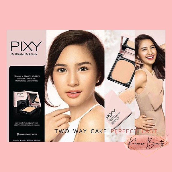 WHITENING BEDAK BEDAK PIXY REFIL PIXY UV WHITENING REFILL TWO WAY CAKE PERFECT LAST ORIGINAL