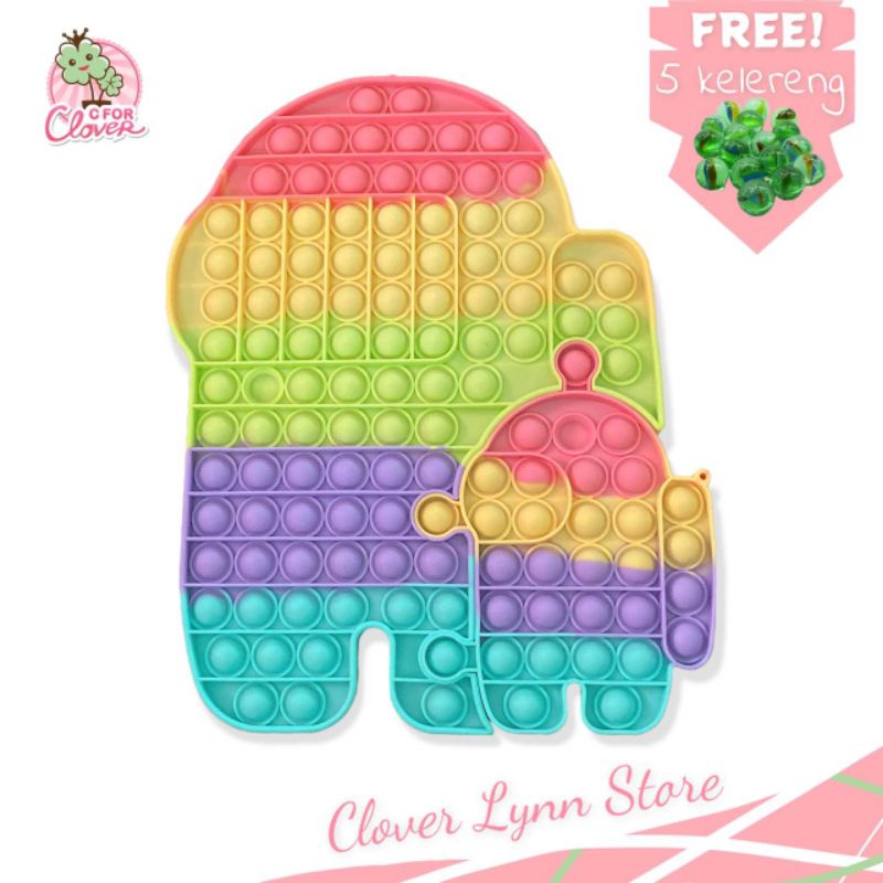 POP IT XXXL SUPER JUMBO PASTEL AMONG US FAMILY / popit its tiktok