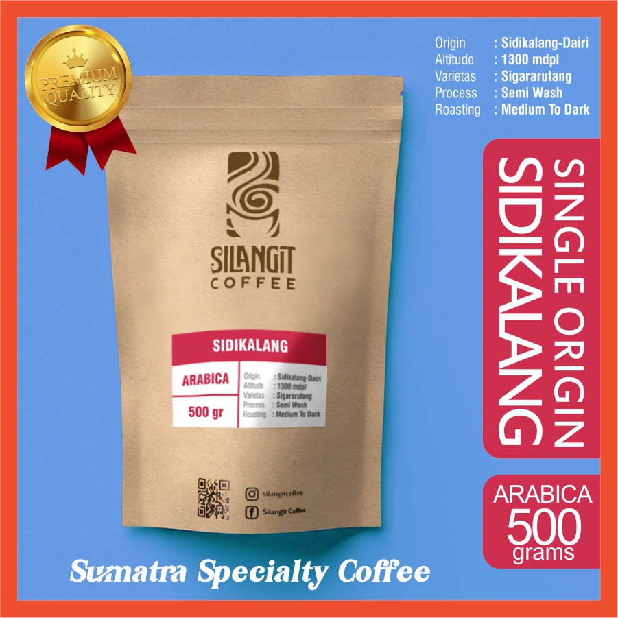 

LEGEND COFFEE ARABICA SIDIKALANG Bubuk 500gr by Silangit Coffee