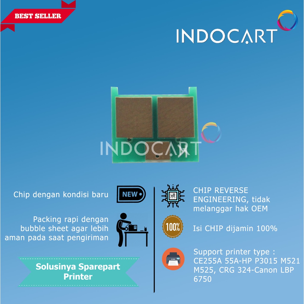 Chip CE255A 55A-HP P3015 M521 M525-6K