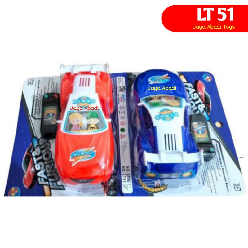 LT 51 - Mainan Mobil Hyper Car Remot Kabel Fast &amp; Furious LT51