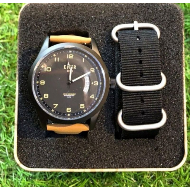 6506/Eiger1989 Jam Tangan Verdon-law analog original produk