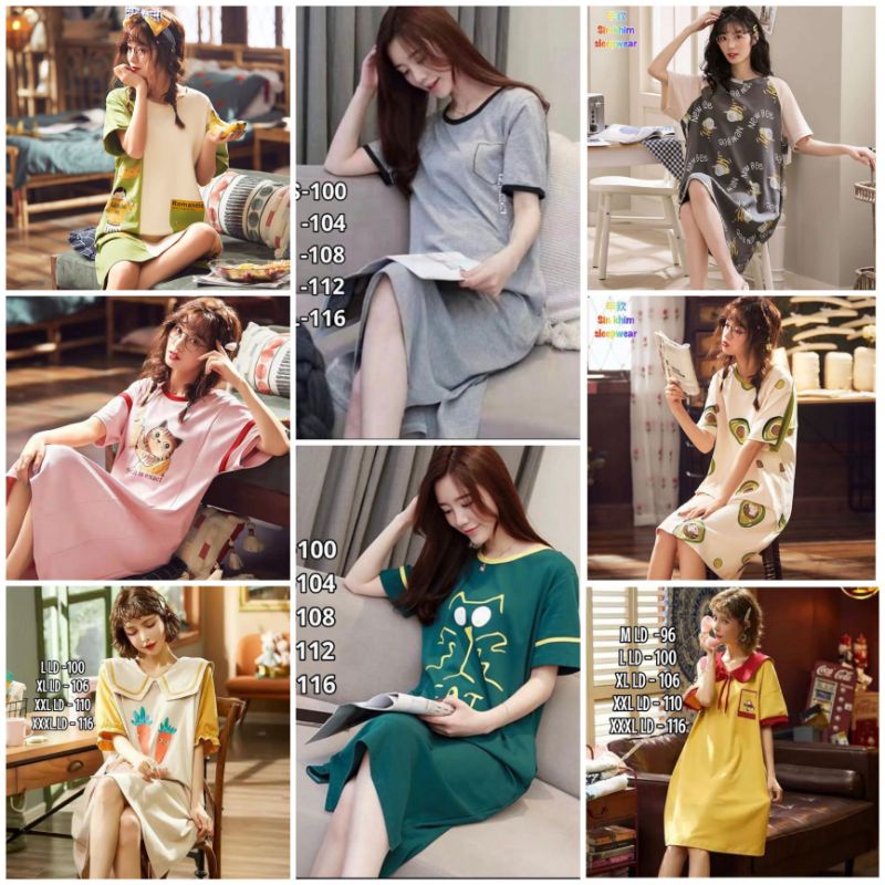 Daster import murah/fashion wanita/baju tidur wanita murah C12-C