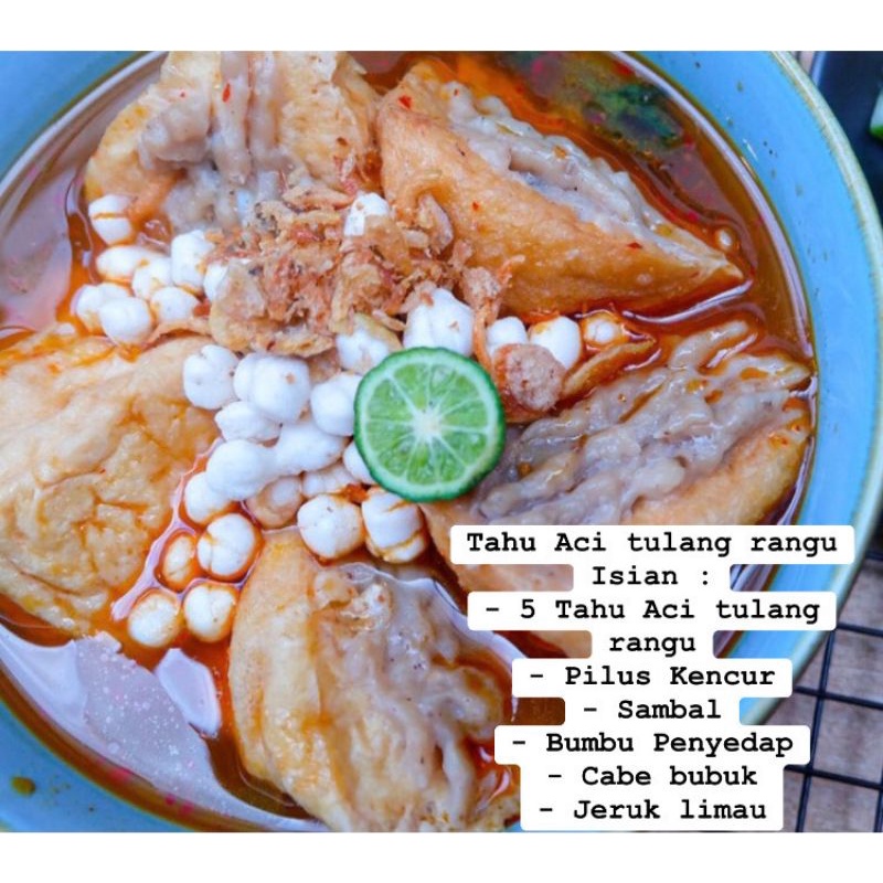 Tahu Aci Tulang Rangu Tahu Aci Nyakrek