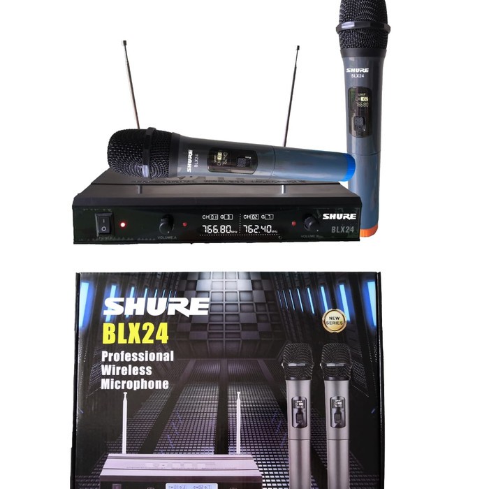 Shure ULX 69 Mic Wireless Professional Microphone UHF Handles-hitam