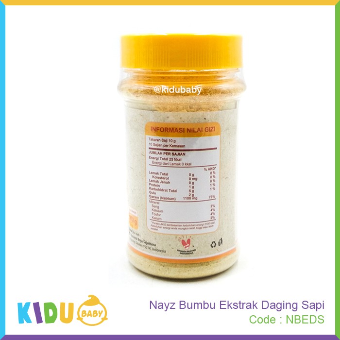 Nayz Kaldu Bumbu Ekstrak Daging Kidu Baby