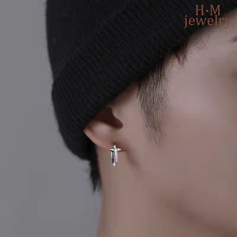 Anting Pria Gaya Retro Untuk Pasangan