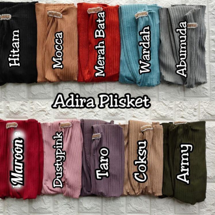 Barang Pilihan.. (Assyifa Hijab) ADIRA PLISKET •jilbab instan jersey premium•jilbab instan pet plisk
