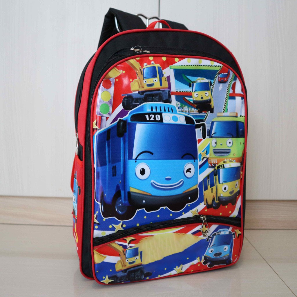 Jual Ransel Tas Anak Backpack Tas Punggung Sekolah Tas Little Bus Lucu Keren Murah