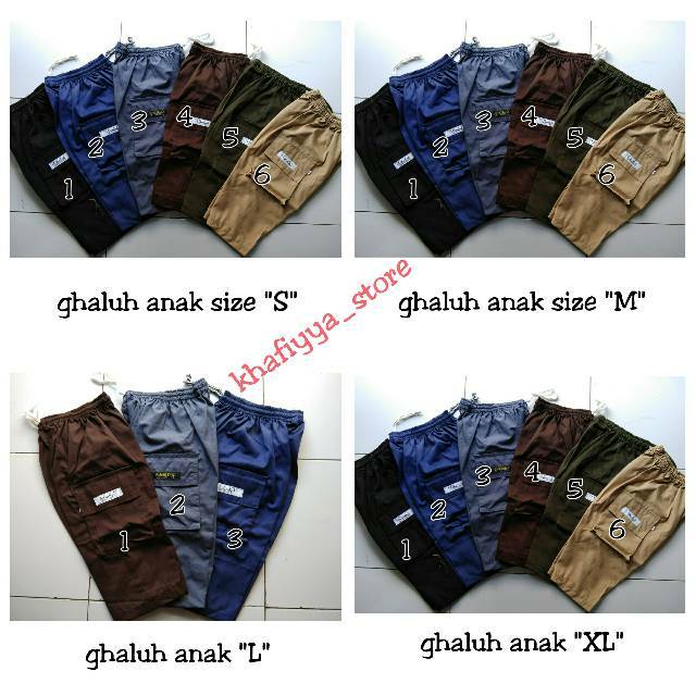 COD Celana anak laki-laki / Sirwal anak / ghaluh / celana panjang anak / laa isbal / celana anak m