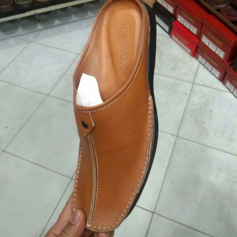 sandal sepatu pria selop bustong habib kulit asli berkualitas premium