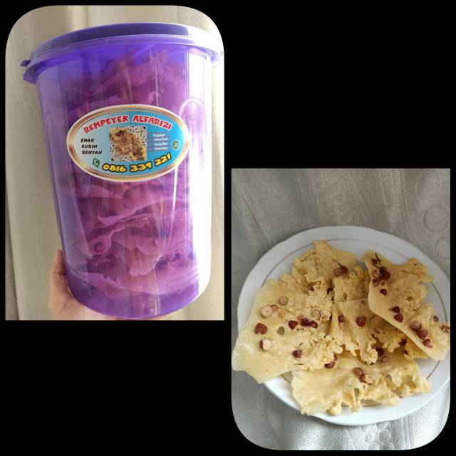 

Peyek toples uk.4 lt