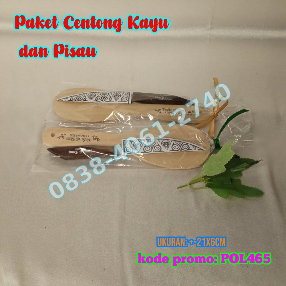 Centong Nasi Kayu Harga Grosir Set Centong Pisau