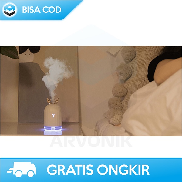 HUMIDIFIER PURIFIER AIR NANOMETER 220ML AROMATERAPI DIFFUSER OIL 3LIFE