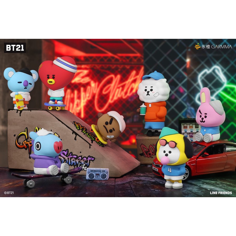 Garmma - Universe Star BT21 Street Series Mood Box Toys (1 set isi 7)