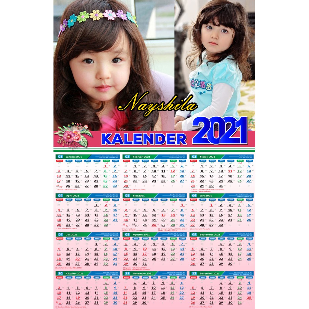 

1 HARI JADI KALENDER DINDING 2021