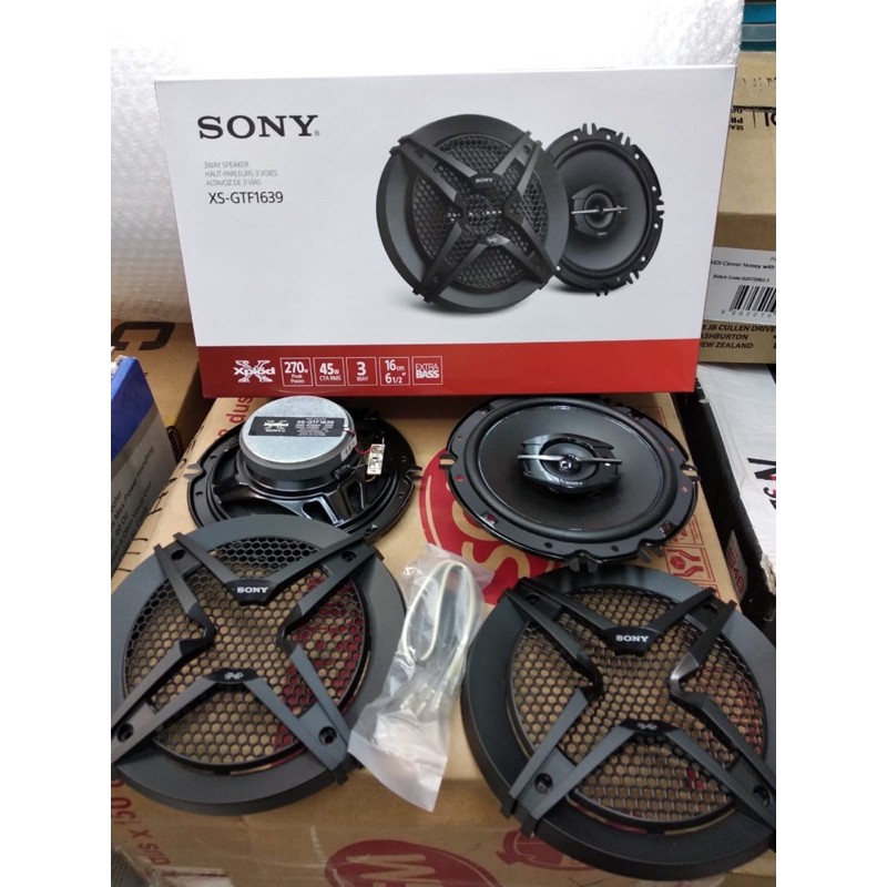 speaker coaxial 3way 6,5" sony xs-gtf1639