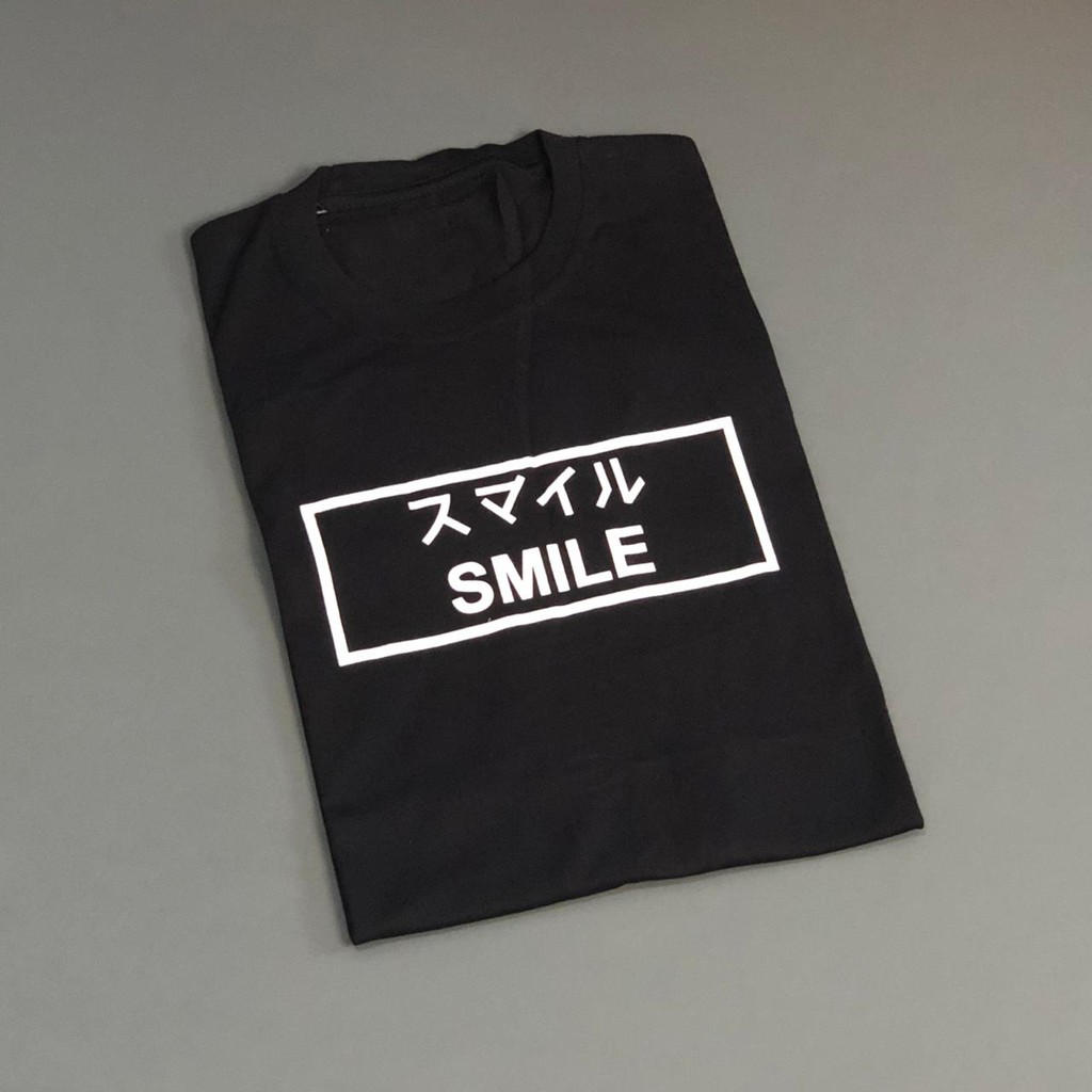  Kaos  Baju  Smile Bahasa Jepang  Japan Senyum Kata Kata 