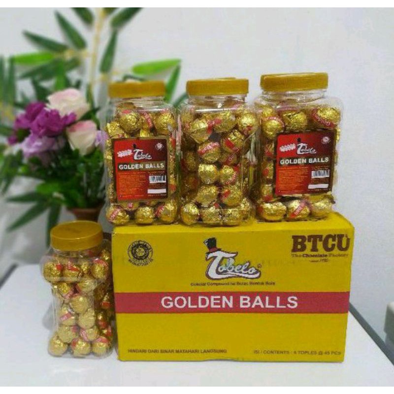 

(Desty Shop) Tobelo coklat golden balls isi 40pcs