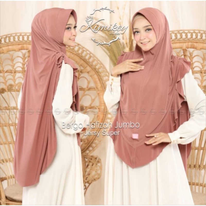 Hijab Instan | Bergo Hafizah Original produk by Kimikey Hijab