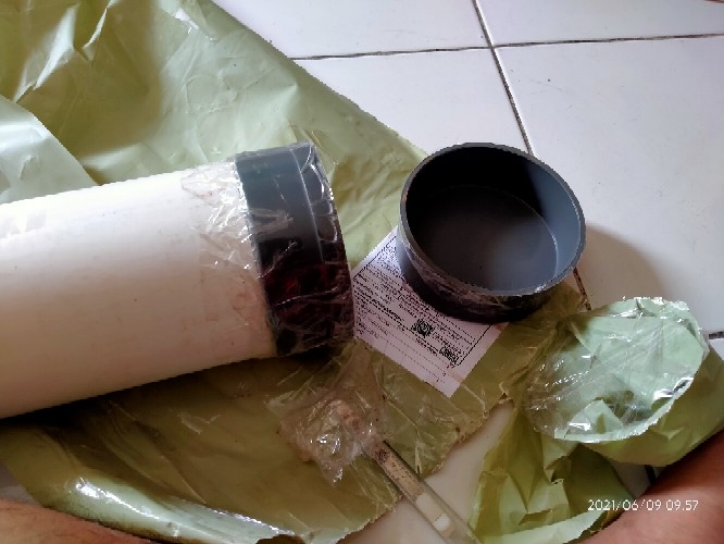 Tutup Pipa Air Polos 4 Inch | Dop Pipa Polos 4 Inch