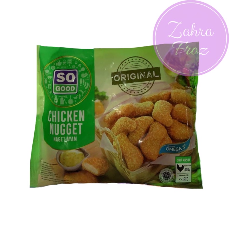 

SO GOOD CHICKEN NUGGET ORIGINAL 400 GR
