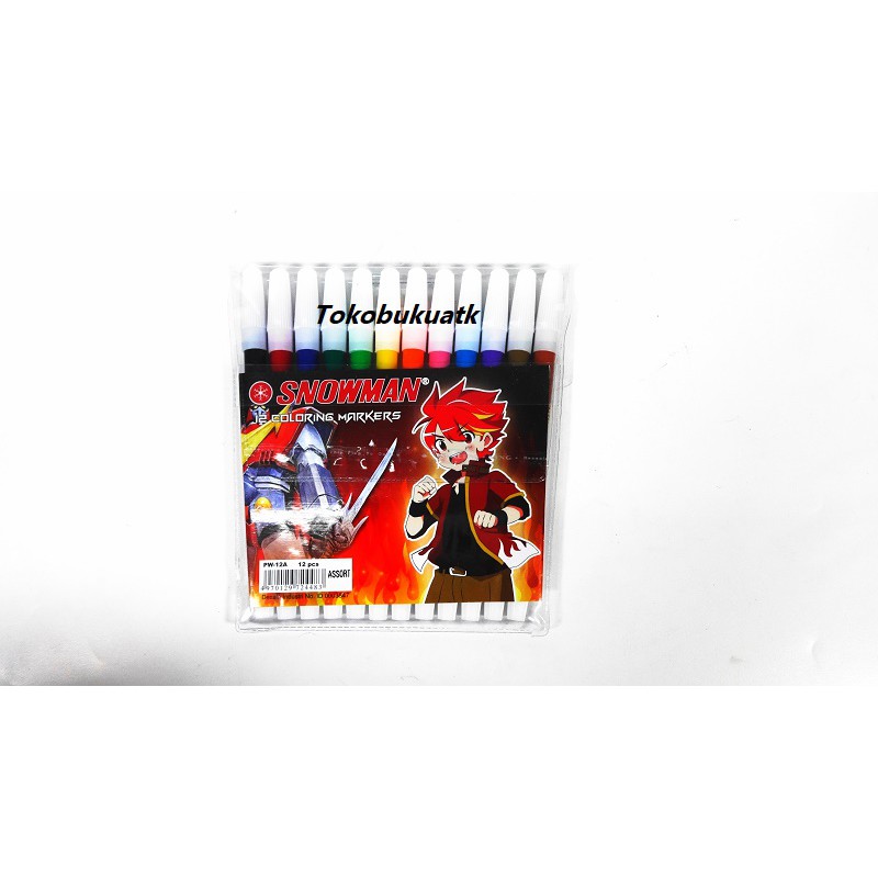 

Snowman Coloring Marker/Spidol Snowman