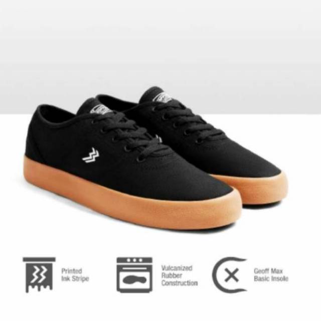 Sepatu Geoff Max Ethan Black Gum |Sepatu pria