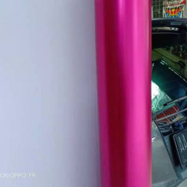 Stiker Skotlet pink chrome doff/stiker chrome/chrome doff/infinity