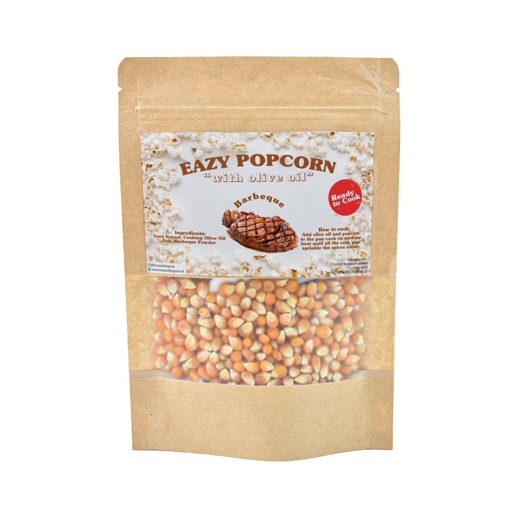 Eazy Popcorn With Olive Oil