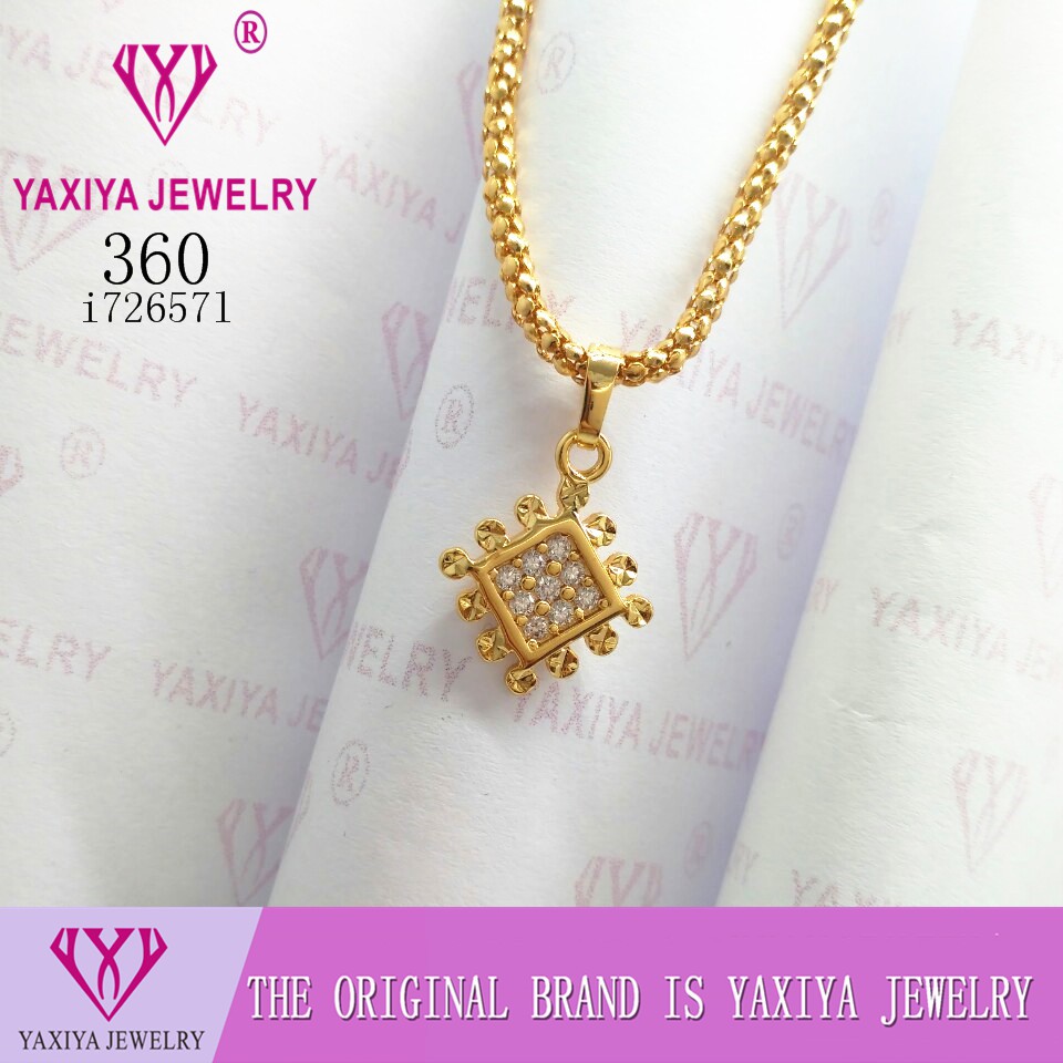 

Liontin Permata perhiasan imitasi lapis emas Yaxiya Jewelry 360