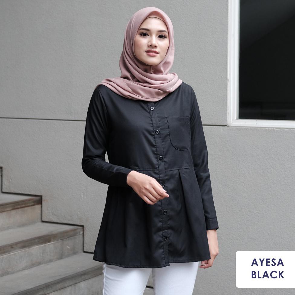 Promo Ayesa Top All Colors By Hijab Mamah Icis Termurah
