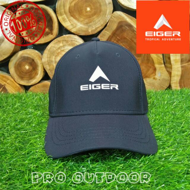 EIGER1989 Topi  baseball cap blk TOPI COWOK KEREN TOPI MURAH TOPI ORIGINAL ORIGINAL