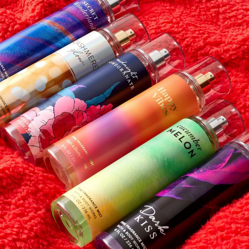 BATH &amp; BODY WORKS BBW BODY MIST 236 ML MIX PART 1/2 YOU'RE THE ONE MAGNOLIA CHARM FAIRYTALE OPEN SKY SWEET PEA CHAMPAGNE TOAST DAHLIA IN THE STARS STARLIT NIGHT SUNSET GLOW A THOUSAND WISHES SUNSHINE MIMOSA MAD ABOUT YOU DARK KISS INTO THE NIGHT