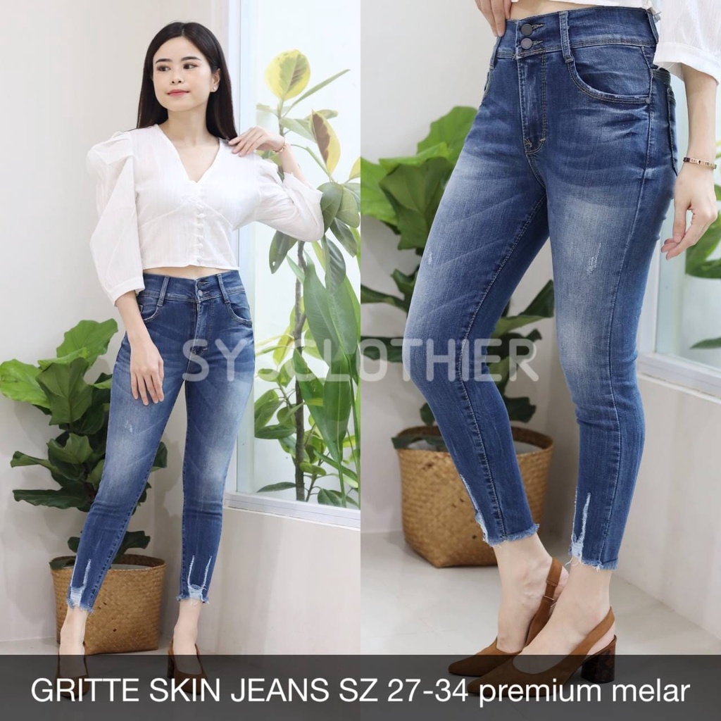 CELANA JEANS WANITA GRITTE SKIN JEANS