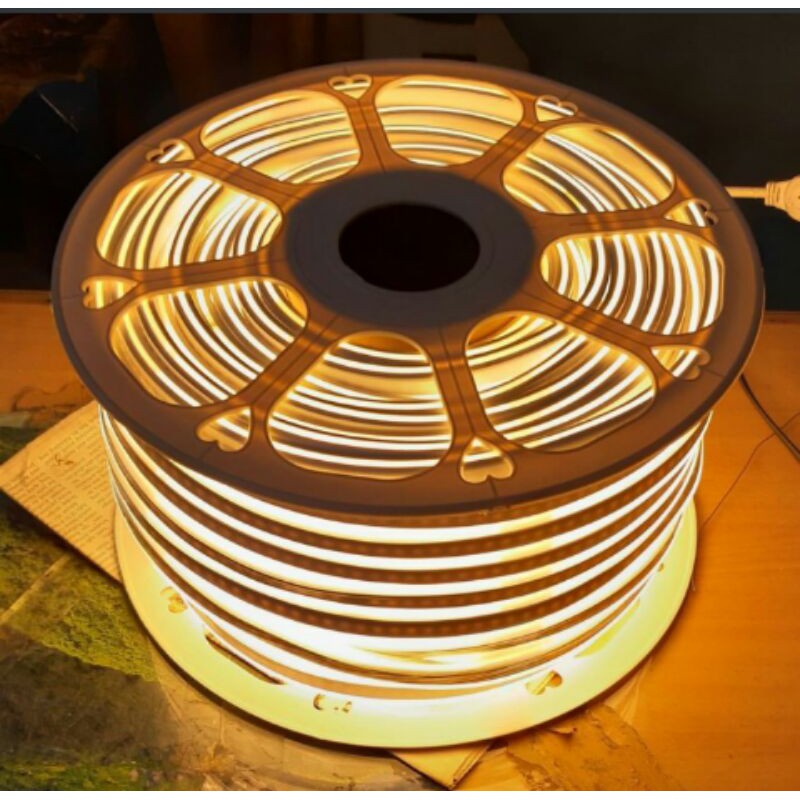 Lampu Led Hias Dekorasi/Led Ligh Neon Fleksible Selang 1 Meter/Sign Strip Warmwhite/Kuning