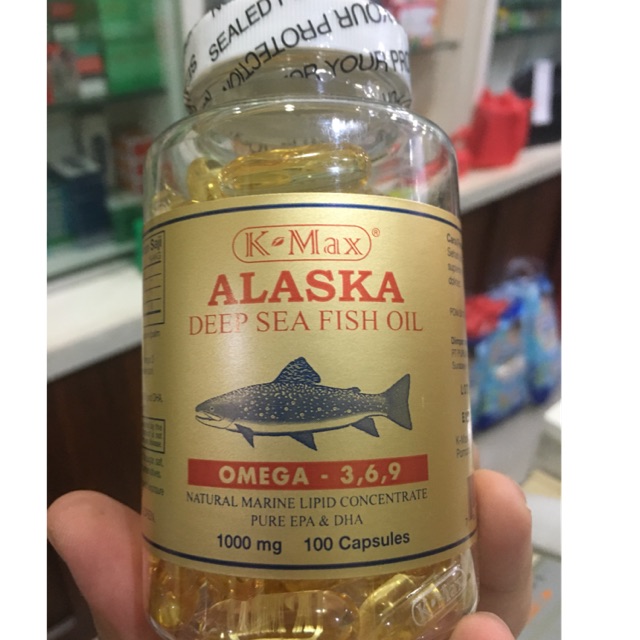 Alaska K-Max Fish Oil isi 100