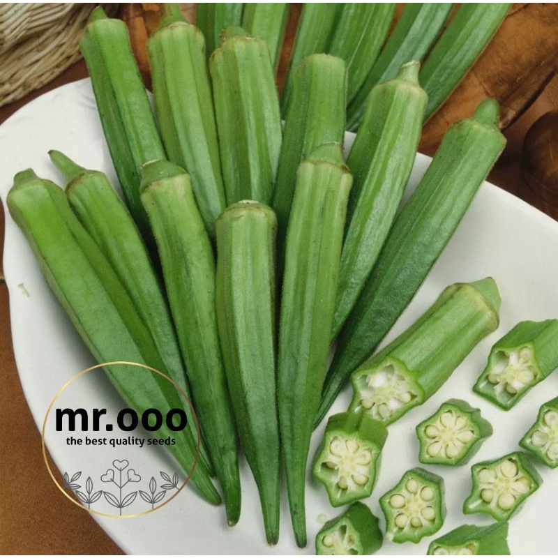 Benih Okra - Clemson Spineless 80 - 10 Benih - Import USA