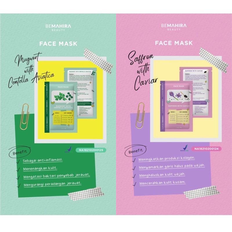 [READY] BPOM Bemahira Beauty Face Mask / Masker Wajah / Wash Off Mask