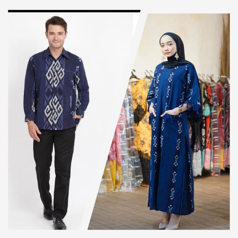 Dress Tenun wanita Modern, outter tenun baju tenun wanita kemeja tenun pria baju tenun couple
