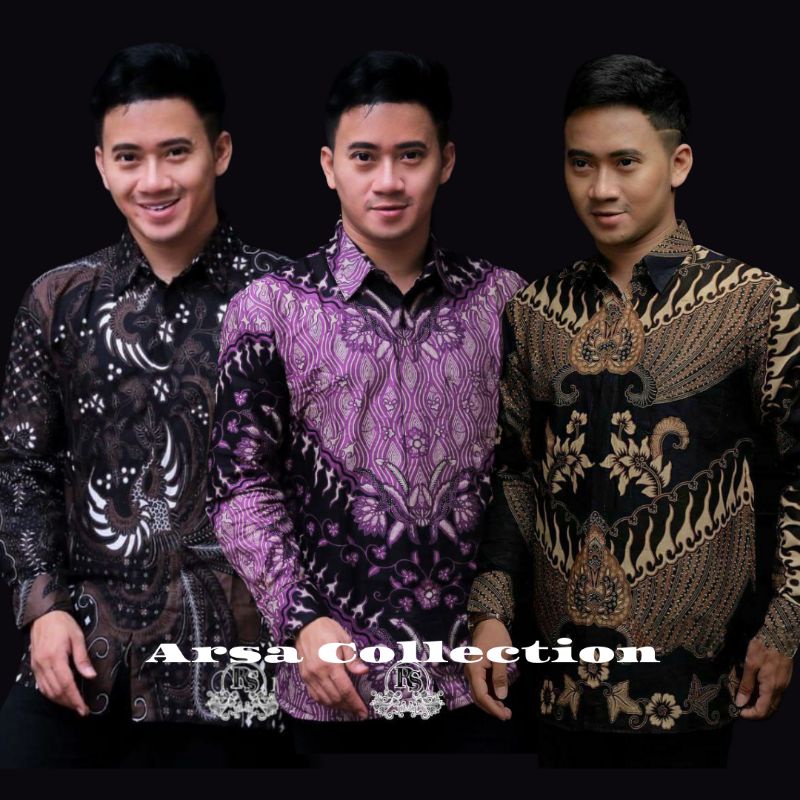 Batik Pria Lengan Panjang HRB026 MOTIF KERATONAN