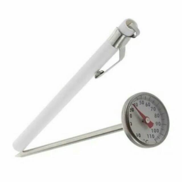 THERMOMETER KOPI STAINLESS MANUAL ALAT UKUR SUHU PANAS DINGIN ESPRESSO MINI 049