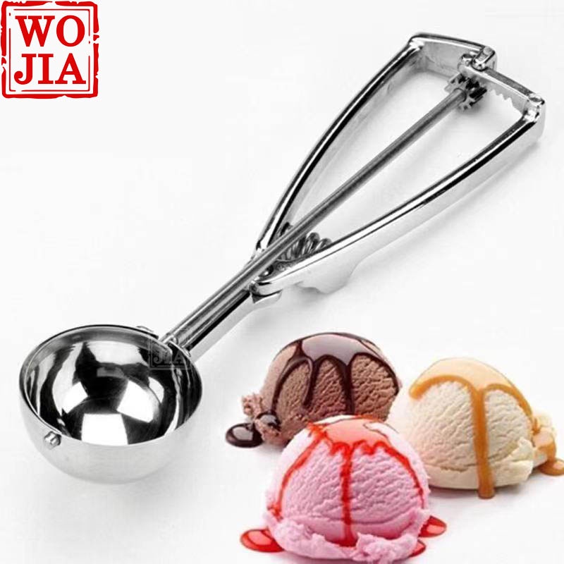 Sendok Es Krim Ice Cream Scoop Stainless Praktis Otomatis