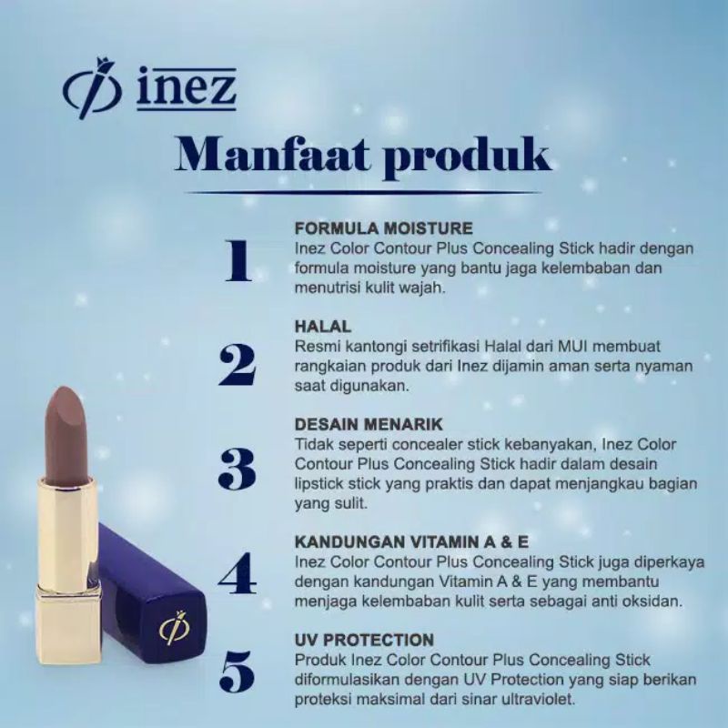 INEZ Color Contour Plus Concealing Stick / Stick Concealer Corrector