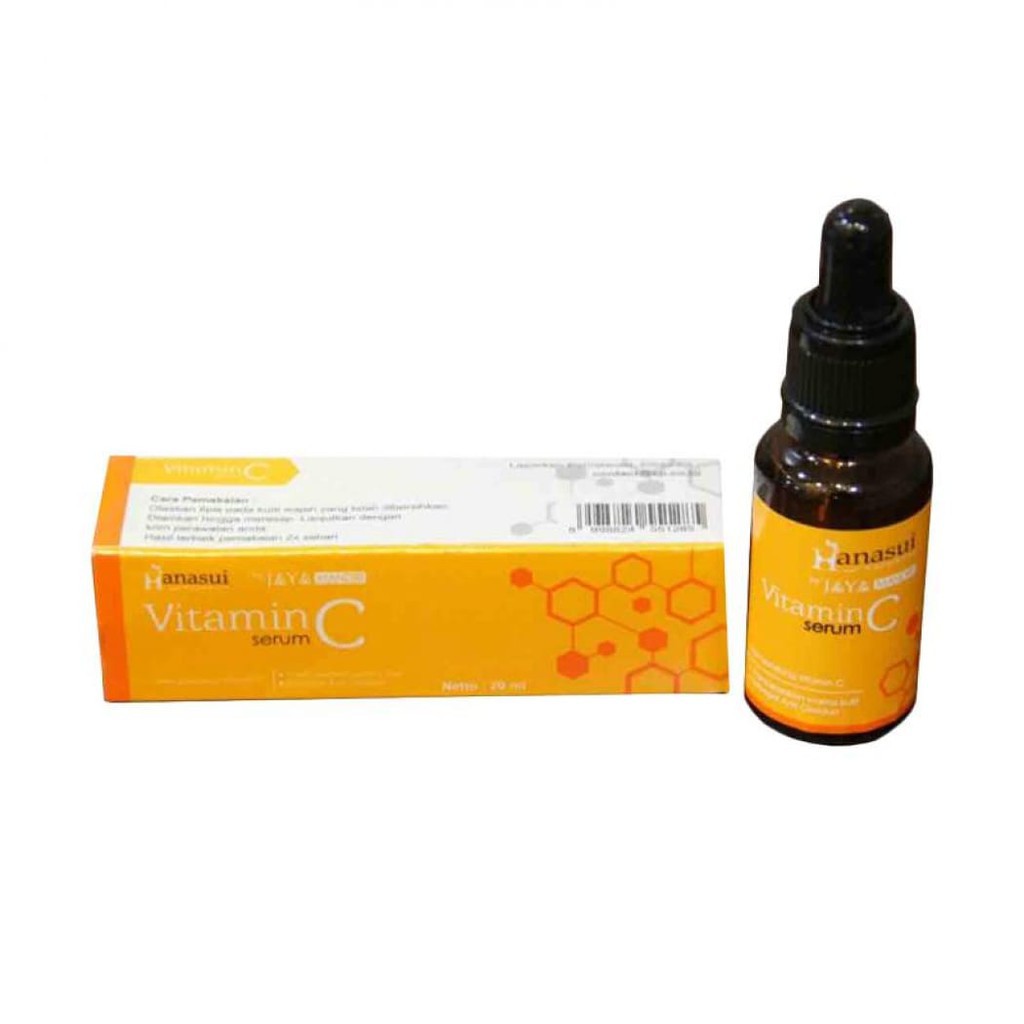 Hanasui Serum Vitamin C Orange Kuning Girlsneed77 ORIGINAL BPOM Anti Aging Mencerahkan Kulit Wajah