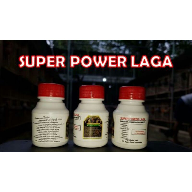 Super Power Laga Ayam Emas Multivitamin Petarung Laga Ayam Bangkok