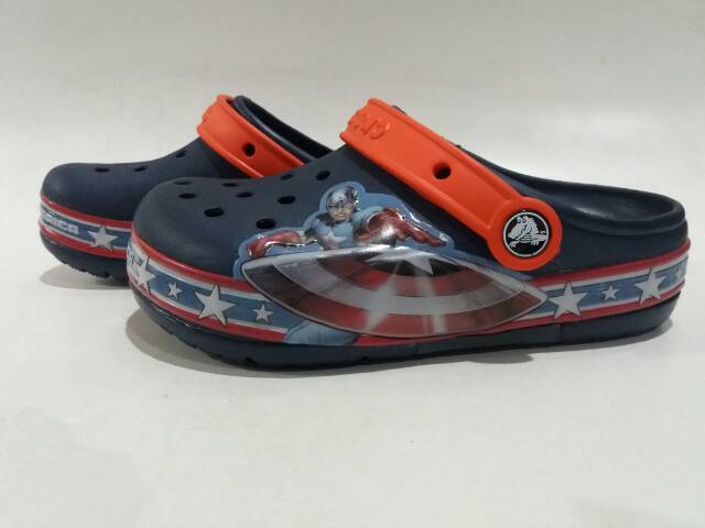 Sandal anak crocs avenger tobo lampu