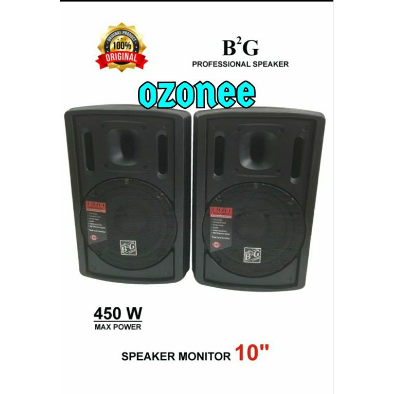 SPEAKER PASIF B2G 10 INCH MIDEL RAMSA BOX FIBER SEPASANG 2 UNUT