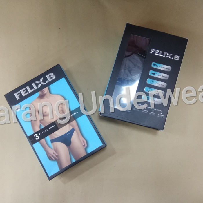 Terbaru Celana Dalam Pria Felix Buhler 211058 isi 3 Sale - Mix L