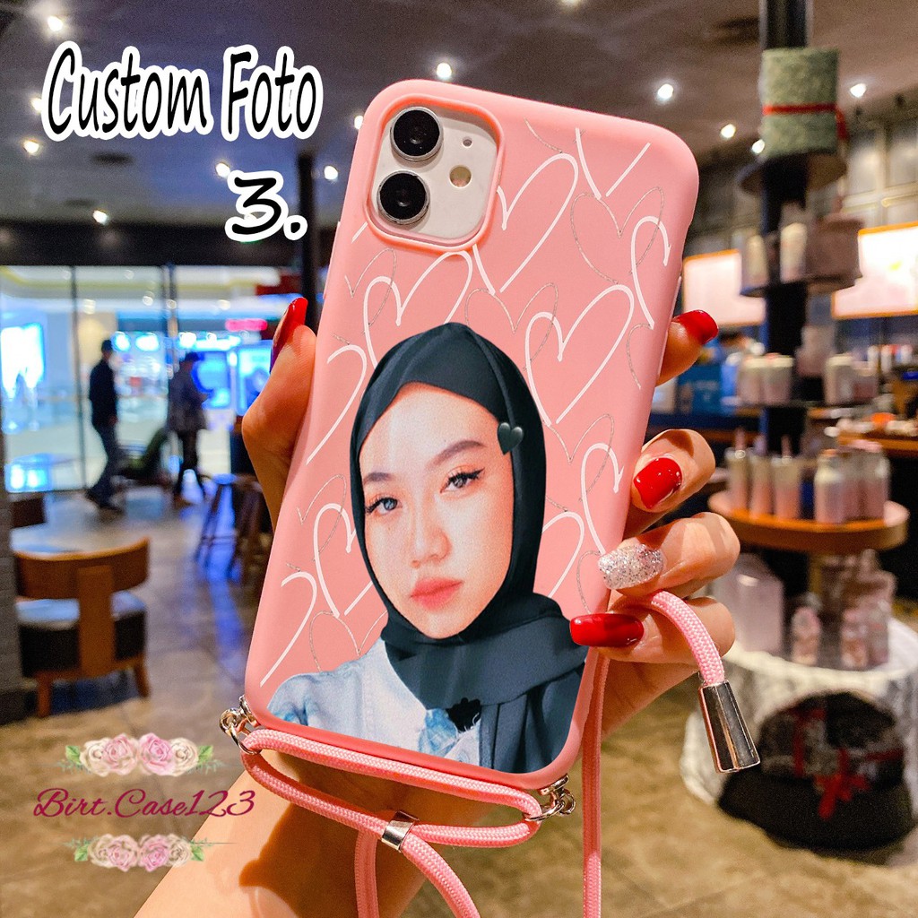 Softcase Custom Slingcase Tali Lanyard Candy Custom Xiaomi Cc9 Cc9e Mix 2s Mi 5s BC3140